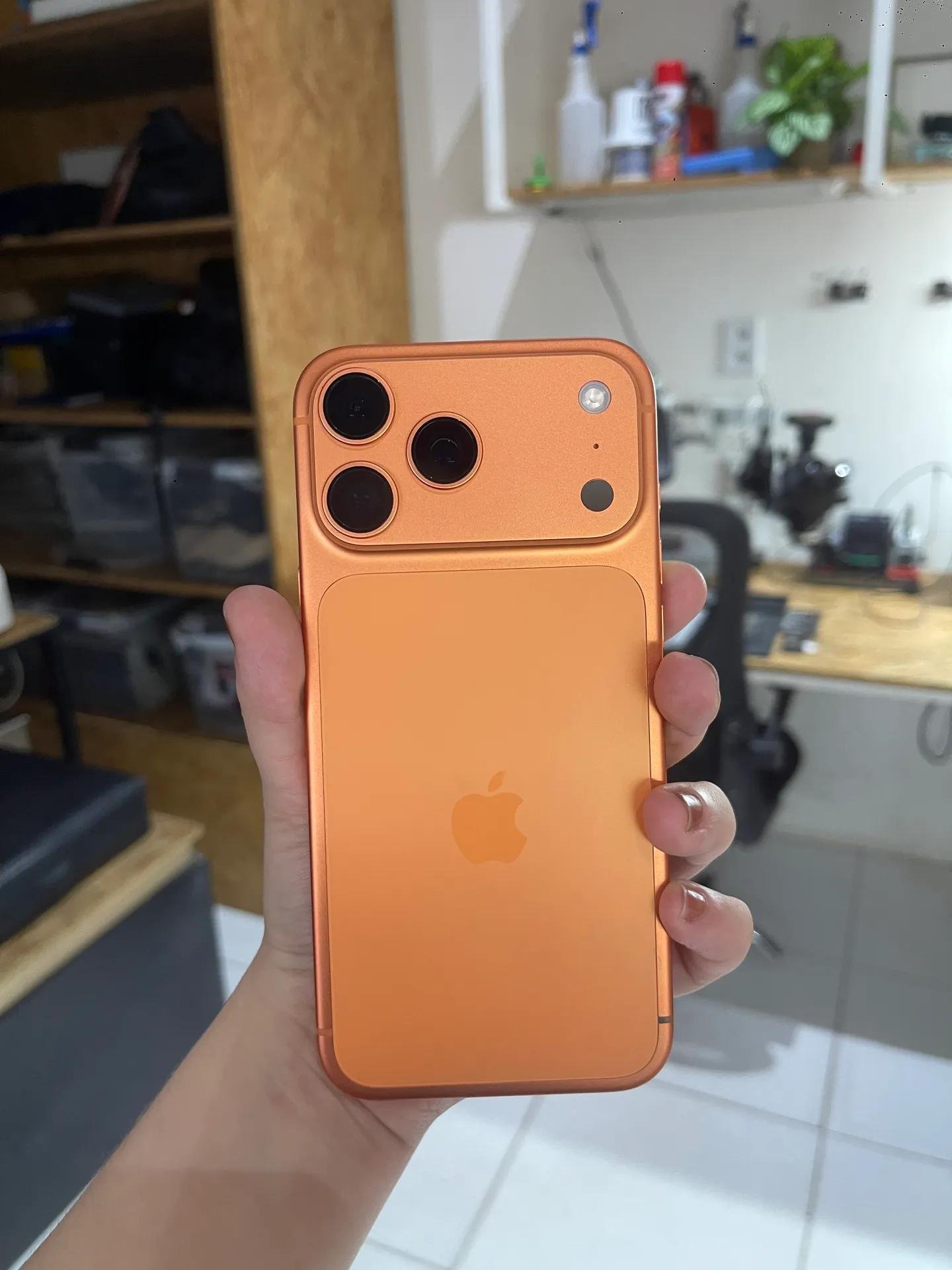 iPhone 17 Pro Max depois