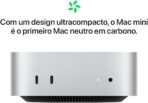 Mac Mini M4 (16Gb / 256 Gb) Carbon Natural - Imagem 5