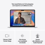 MacBook Air M4 (16 / 256Gb) (13.6”) Silver - Imagem 3