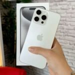 iPhone 15 Pro 128Gb Branco (Seminovo)